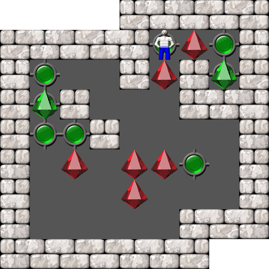 Sokoban Ionic Catalysts level 34